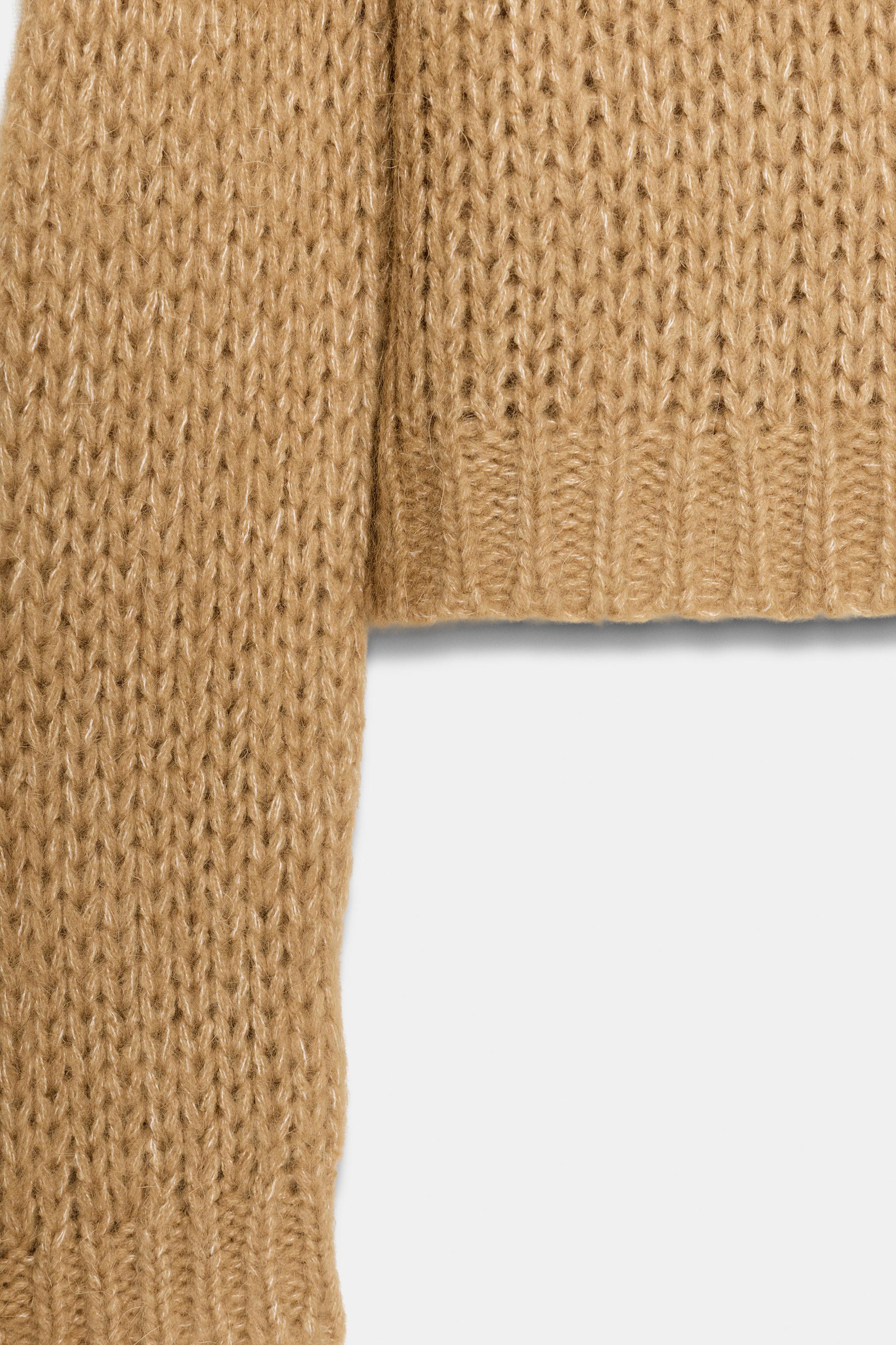 BRUSHED EFFECT KNIT JUMPER